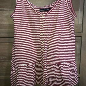 Button babydoll tank top